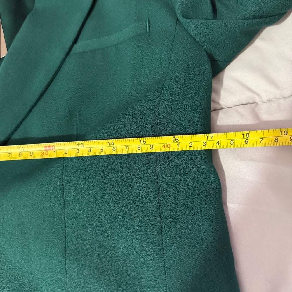 NEW J.Jill Blazer Career Office Button Front Green Jacket Womens Size XSP - Picture 6 of 7